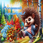 Очаровывающая осенняя гифка Осенний привет