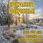 Прекрасного воскресенья! Желаю отличного настроения, хорошего дня в кругу близких!