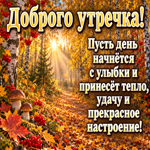 Пусть это утречко подарит бодрость, светлые мысли и удачный старт всему дню.