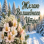 С добрым утром! Пусть оно принесет тебе радость, откроет новый день
