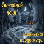 Спокойной ночи! Желаю красивых снов, лёгкого утра и отличного настроения