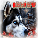 Уютная гифка Добрый вечер