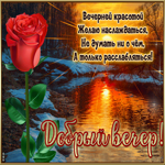 Вечерней красотой желаю наслаждаться, не думать ни о чем