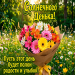 Желаю солнечного денька!