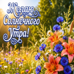 Желаю солнечного утречка