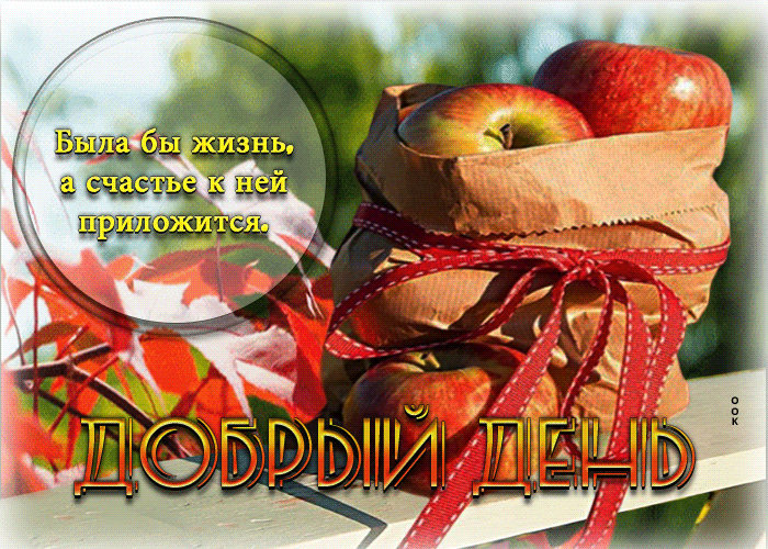Postcard была бы жизнь, а счастье к ней приложится! добрый день