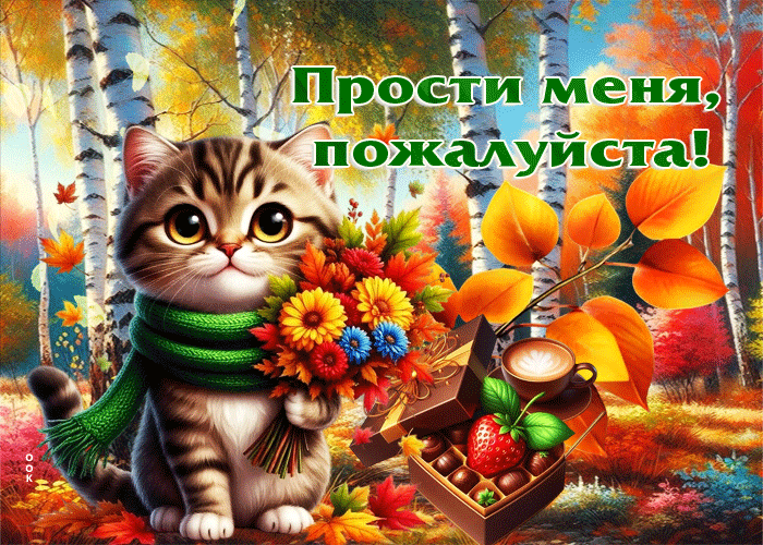 Picture добрая, уютная осенняя гифка прости меня, пожалуйста