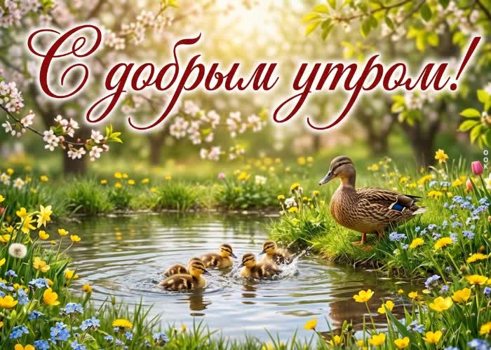 Postcard доброе утро и душевной гармонии