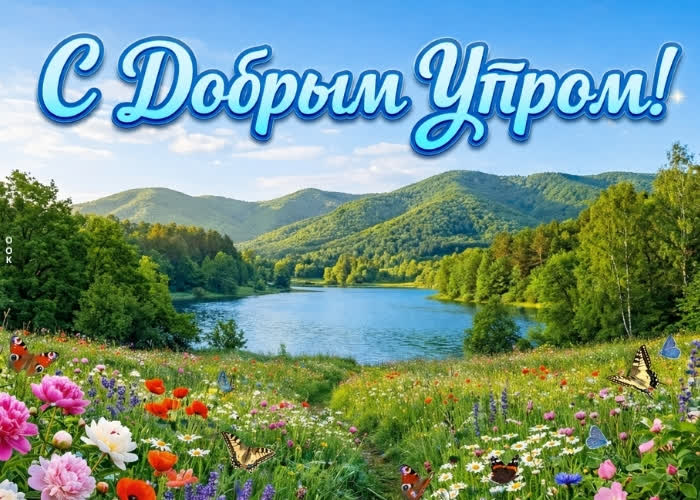 Postcard доброе утро! пусть всё будет просто.