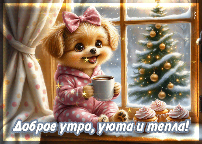 Postcard доброе утро, уюта и тепла