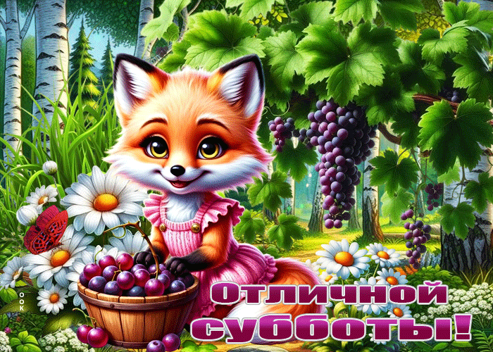 Picture энергичная летняя гиф-открытка отличной субботы