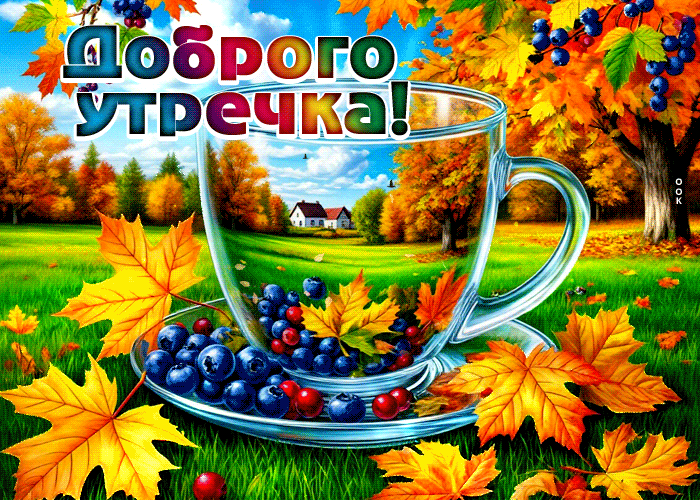 Picture искренняя осенняя гифка доброго утречка