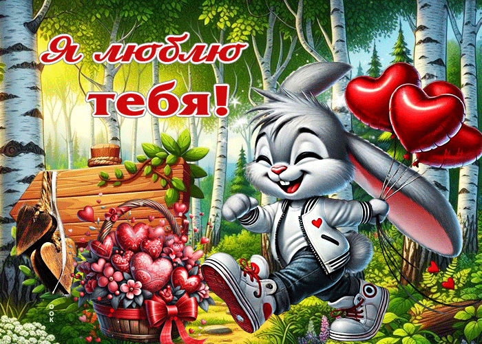 Picture лучистая летняя гиф-открытка я люблю тебя