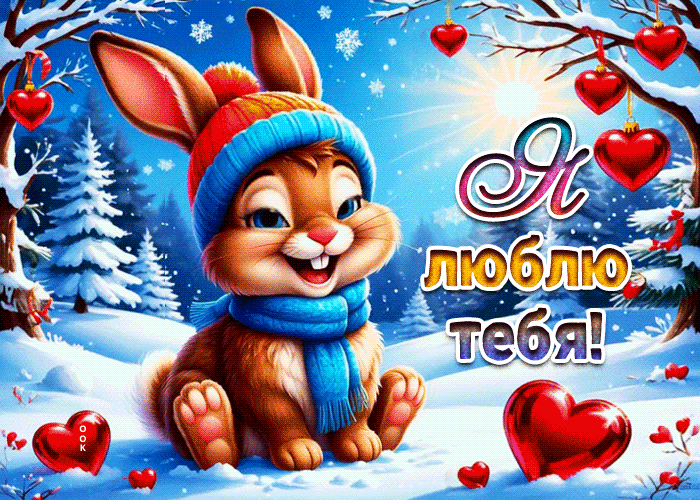 Postcard мечтательная гифка я люблю тебя