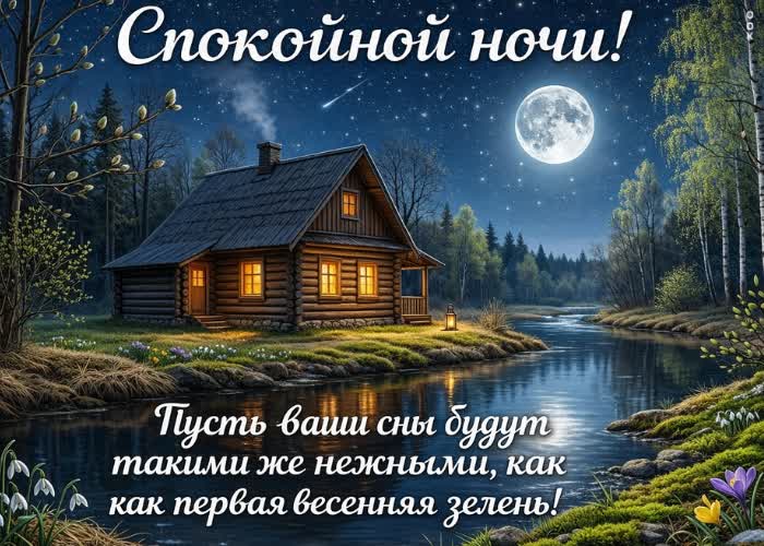Postcard нежных снов этой ночью