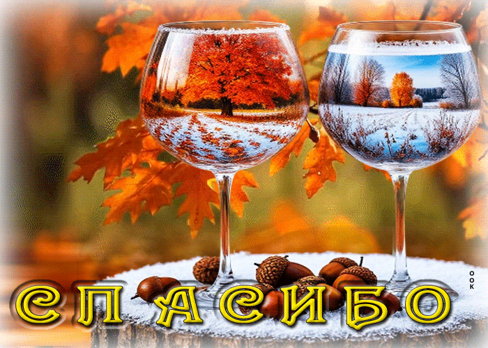 Picture очаровательная, вдохновляющая осенняя гифка спасибо