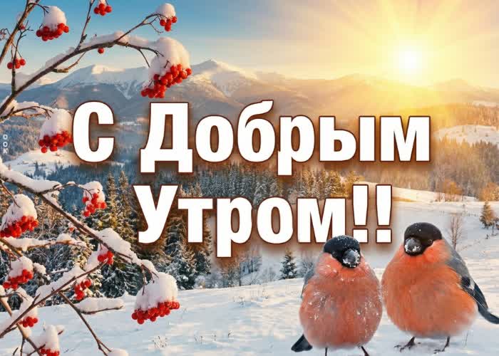 Postcard пусть это утро будет светлым и спокойным.
