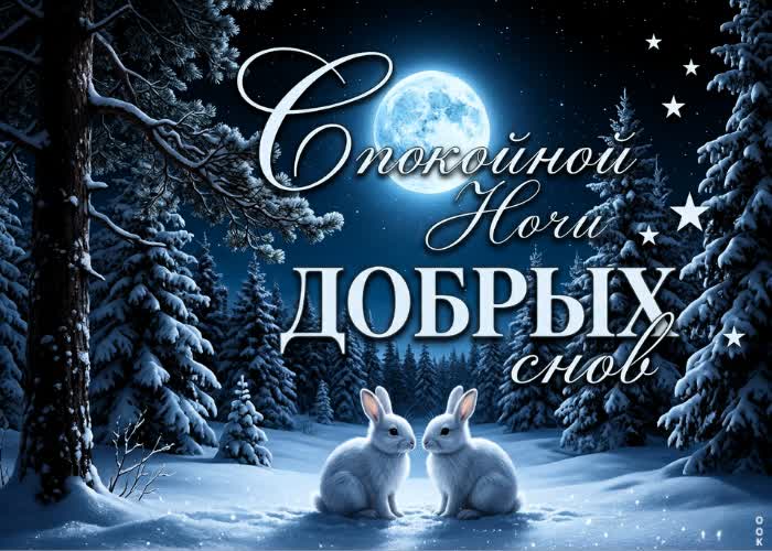Postcard пусть морозный вечер принесёт гармонию, лёгкость и ощущение внутреннего спокойствия.
