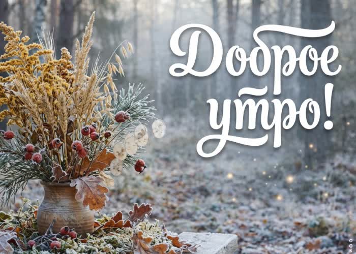 Postcard пусть утро радует красивыми моментами и приятными встречами