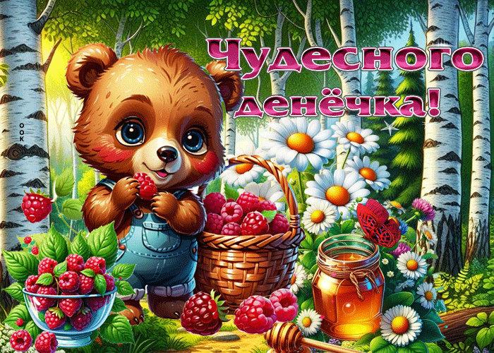 Picture радушная летняя гиф-открытка чудесного денечка