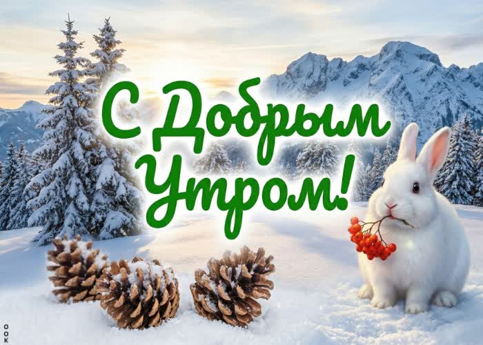 Postcard с утра — тепло, несмотря на зиму!