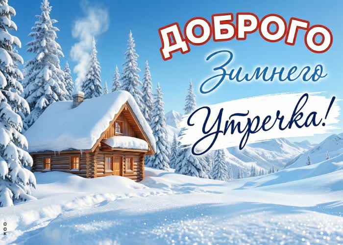 Postcard снежного вдохновения тебе сегодня!