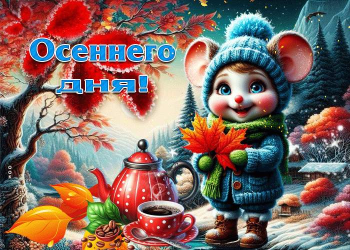 Picture спокойная и гармоничная осенняя гифка осеннего дня!