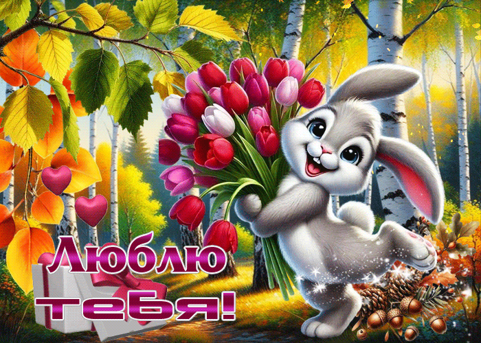 Picture спокойная, лучистая осенняя гифка люблю тебя