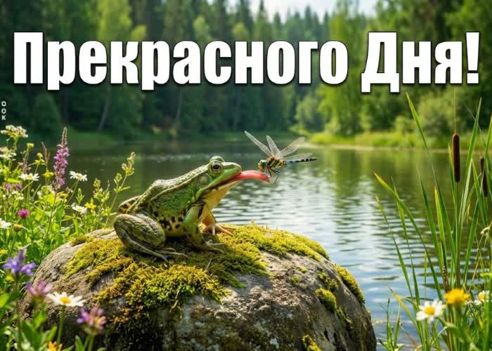 Postcard улыбчивого и яркого дня
