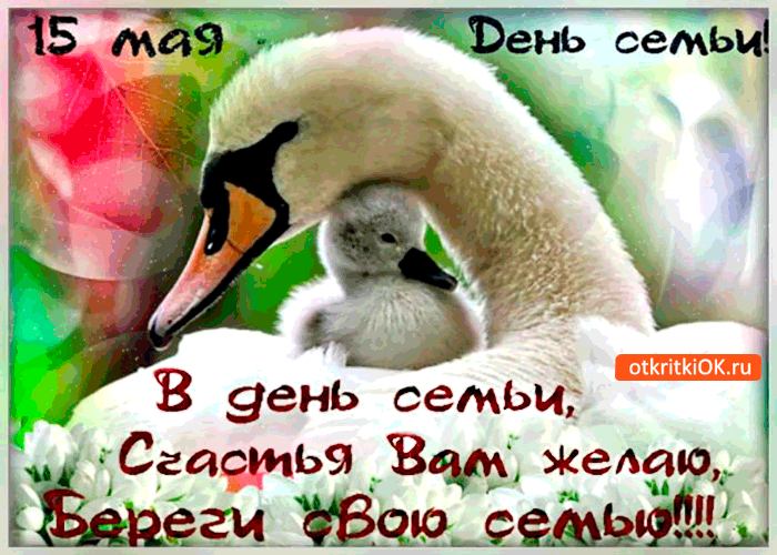 Открытка в день семьи желаю вам счастья