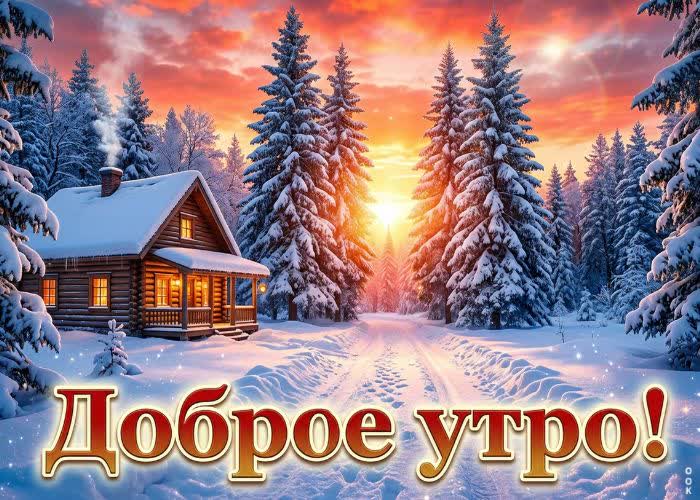 Picture зимнего уюта тебе с самого утра!