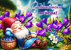 Чудесная, воздушная весенняя открытка Волшебного вечера