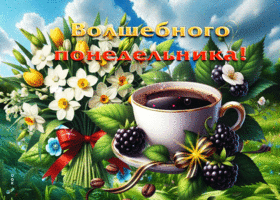 Дивная гиф-открытка Волшебного понедельника