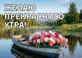 Доброе летнее утро! Пусть день будет солнечным.