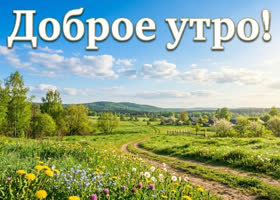 Доброе утро! Пусть всё радует.