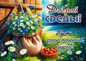 Доброй среды! Пусть среда подарит удачу!