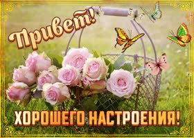 Картинка привет и хорошего настроения
