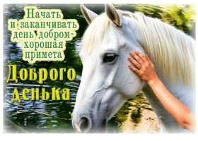 Начать и заканчивать день добром - хорошая примета