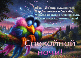 Ночь - это мир сладких грез, мир без печали и слез
