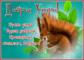 Открытка приятного утра. Радости и чудес