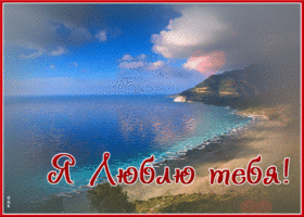 Открытка я люблю тебя с природой