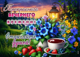 Прекрасного вечернего времени! Отдыхайте душой