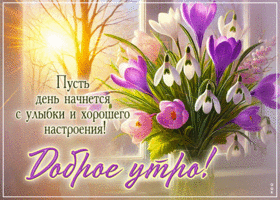 Пусть день начнется с улыбки и хорошего настроения!