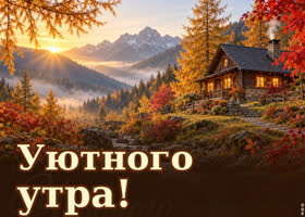 Пусть это утро подарит ощущение дома, внутреннее тепло и уверенность