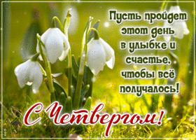 Пусть пройдет этот день в улыбке и счастье, чтобы все получилось