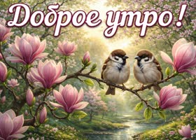Пусть утро подарит тебе энергию и хорошее настроение