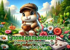 С понедельником! Утро начинается не с кофе