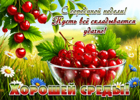 С серединой недели! Пусть все складывается удачно!