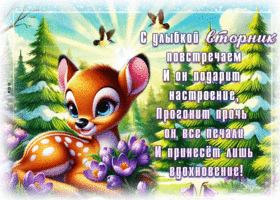 С улыбкой вторник повтречаем и он подарит настроение