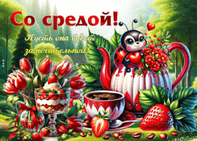 Открытка Со средой! Пусть она будет замечательной